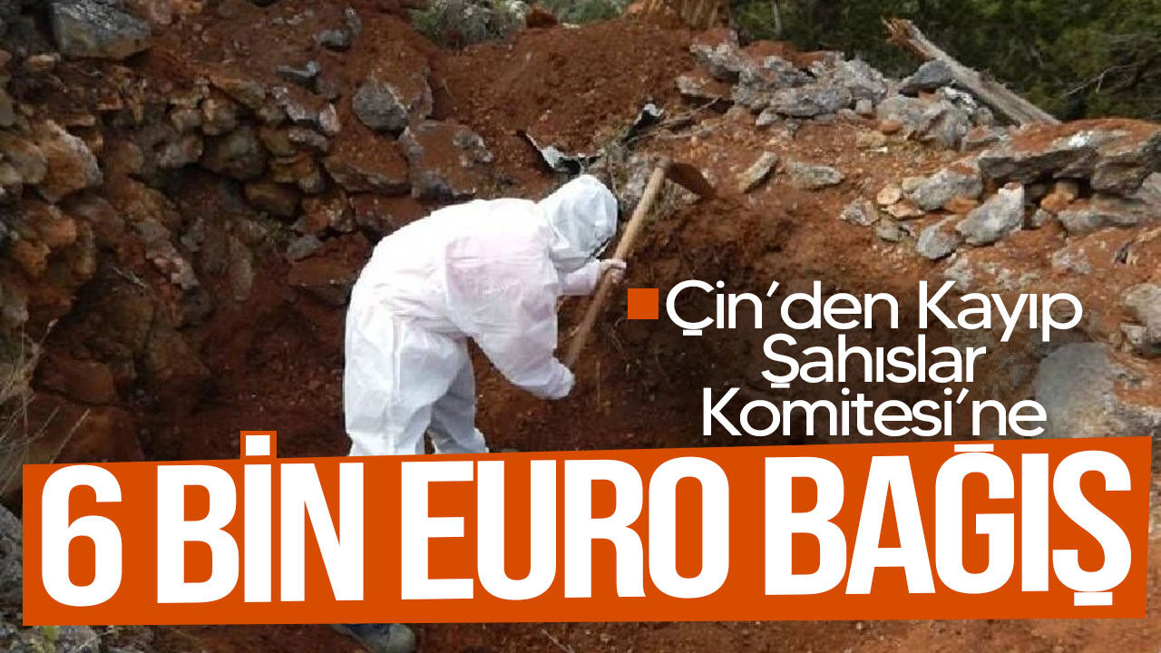 Çin Halk Cumhuriyeti, KŞK’ya 6 bin euro bağışladı