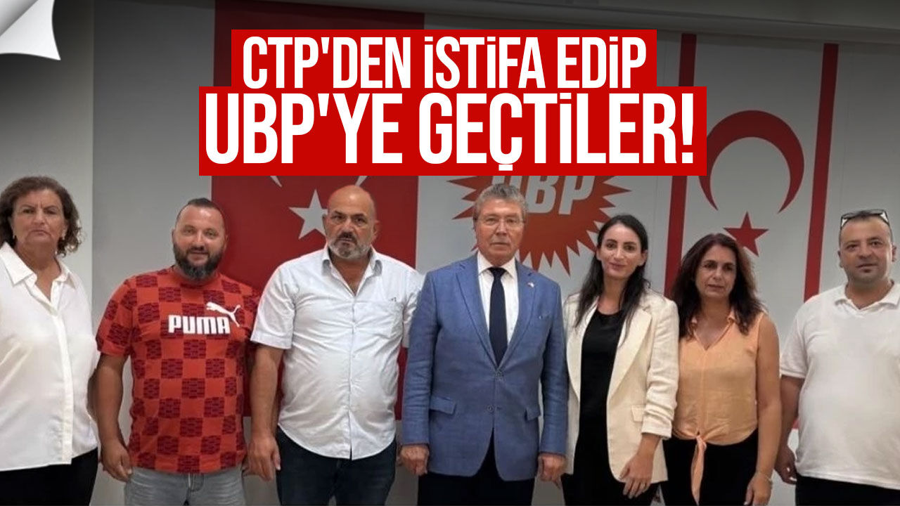 CTP’den UBP’ye dikkat çeken geçiş