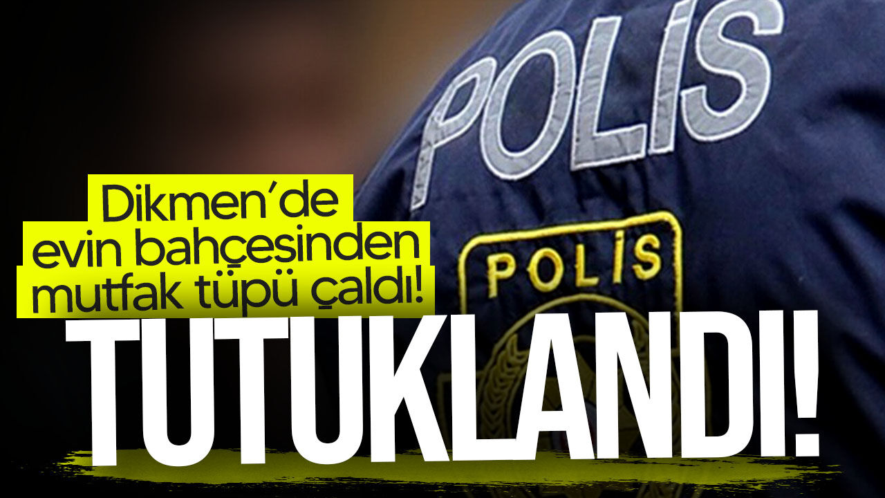 Dikmen’de evin bahçesinden iki mutfak tüpü çalındı: 20 yaşındaki zanlı tutuklandı
