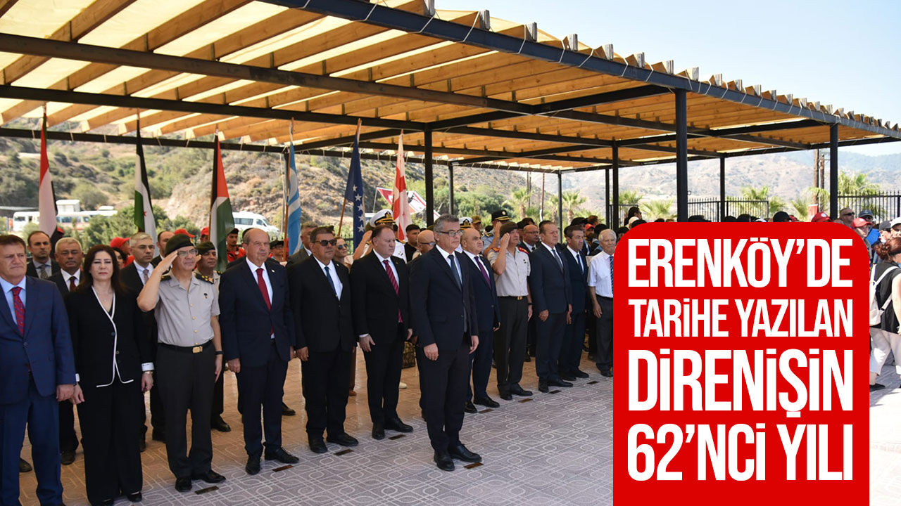 Erenköy Direnişi’nin 62’nci Yılında Şehitler Törenle Anıldı
