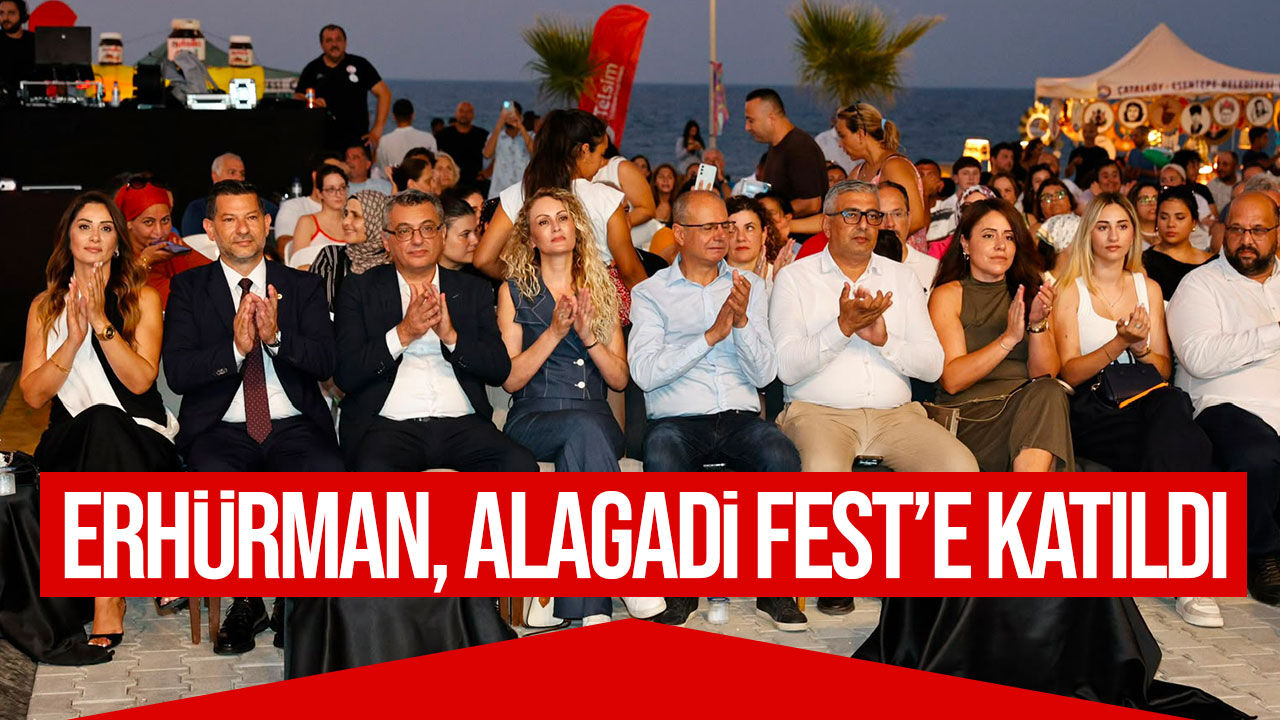 Erhürman Alagadi Fest’te Yurttaşlarla Buluştu