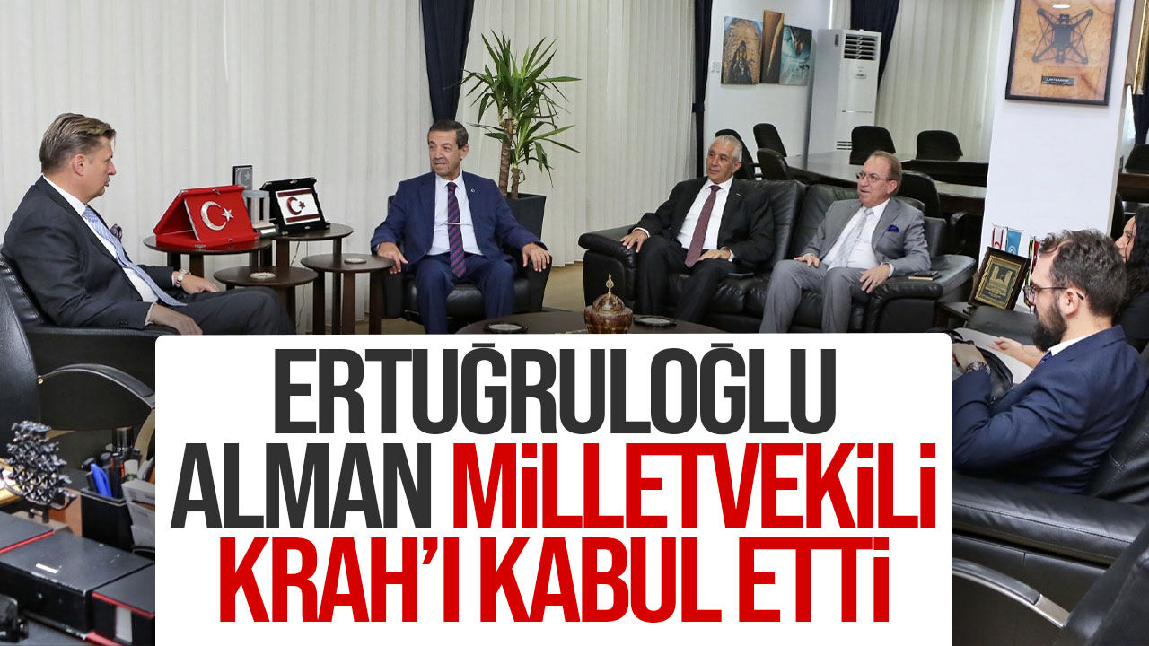Ertuğruloğlu, Alman Milletvekili Krah’a iki devletli çözüm vizyonunu anlattı