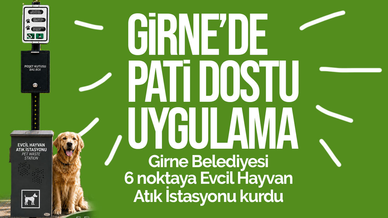 Girne Belediyesi 6 noktaya Evcil Hayvan Atık İstasyonu kurdu