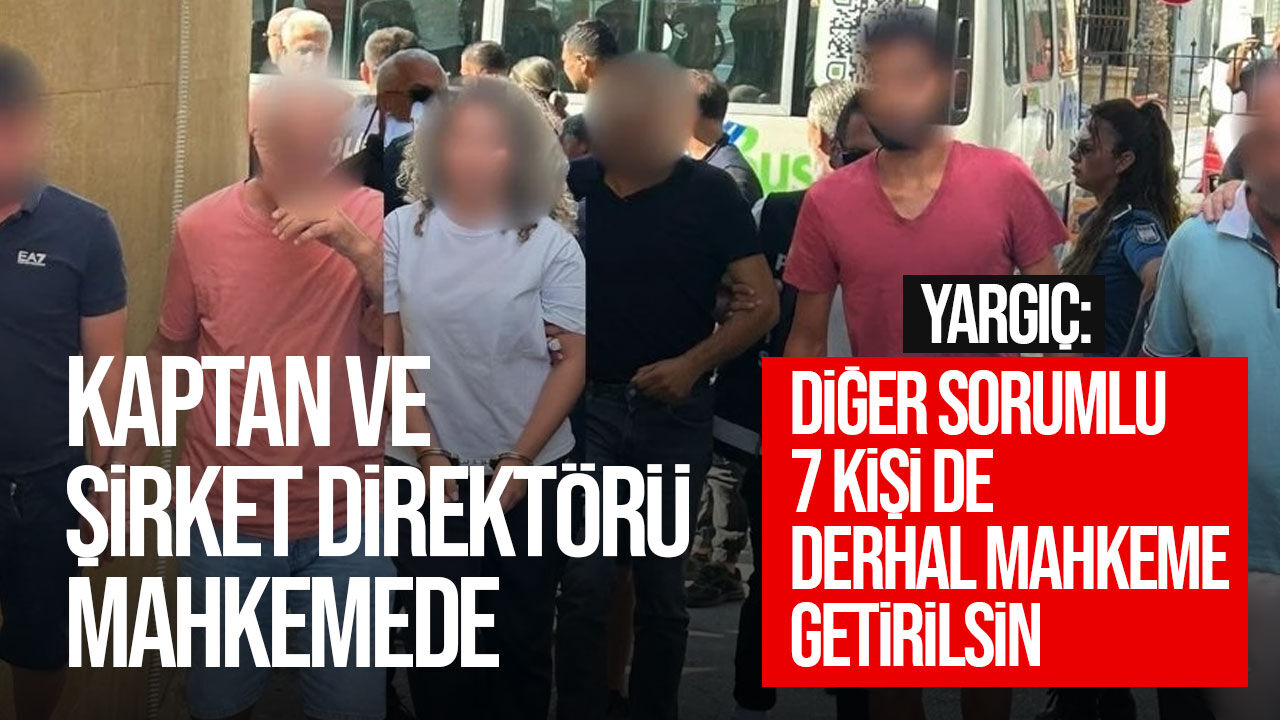 Girne gemi faciasında 9 zanlıya ölüme sebebiyet verme suçlaması