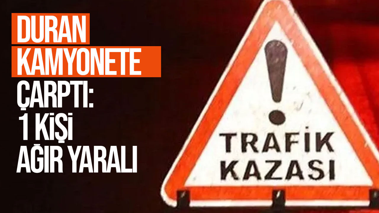 Güzelyurt-Lefkoşa Anayolu’nda Kaza: 1 Kişi Ağır Yaralandı