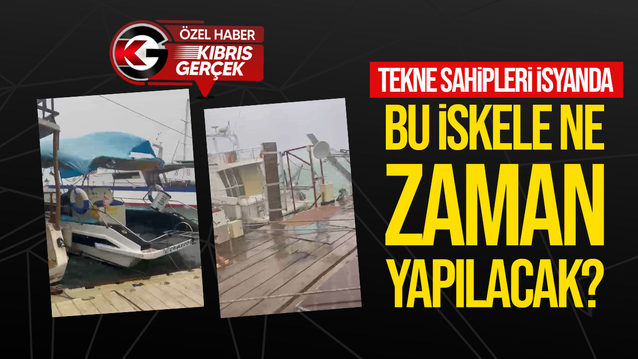 Mağusa Yat Limanı’nda tekne sahipleri isyanda: “İskele yıkılmak üzere”