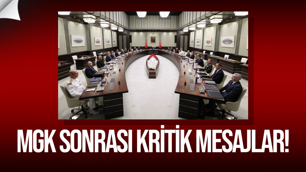 MGK sonrası kritik mesajlar: "T*rörsüz Türkiye", Gazze ve bölgesel güvenlik gündemde