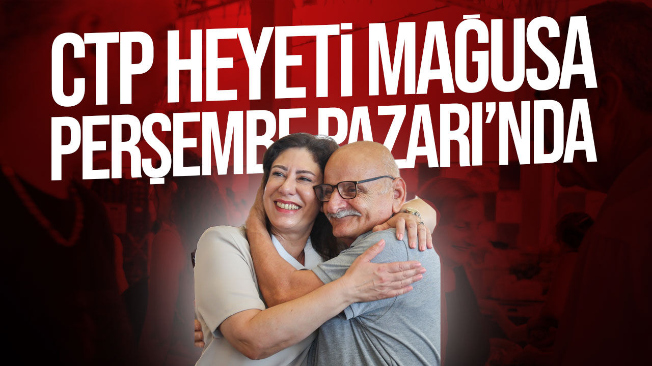 Sıla Usar İncirli Mağusa Perşembe Pazarı’nı ziyaret etti