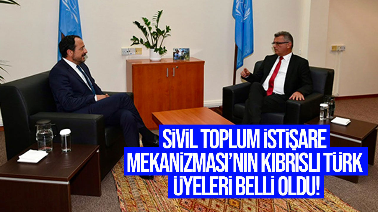 Sivil Toplum İstişare Mekanizması’nın Kıbrıslı Türk üyeleri belli oldu