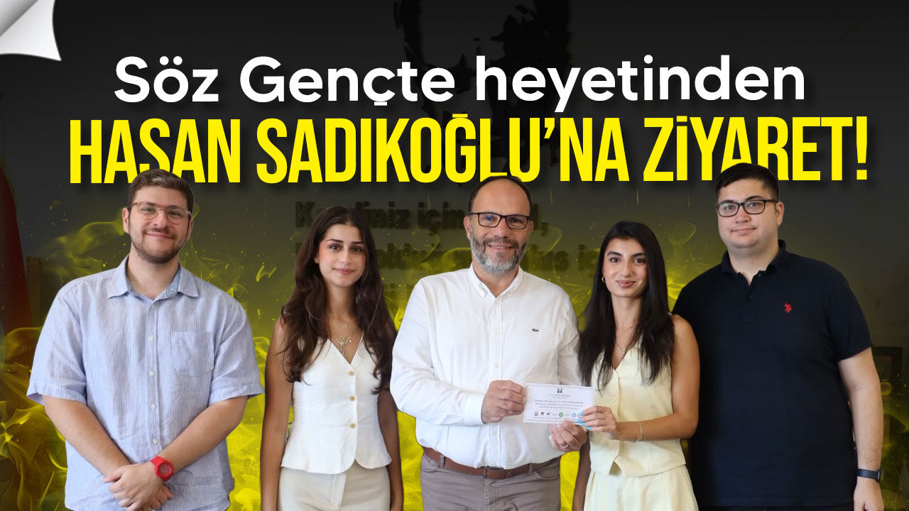 Söz Gençte heyetinden Hasan Sadıkoğlu’na ziyaret