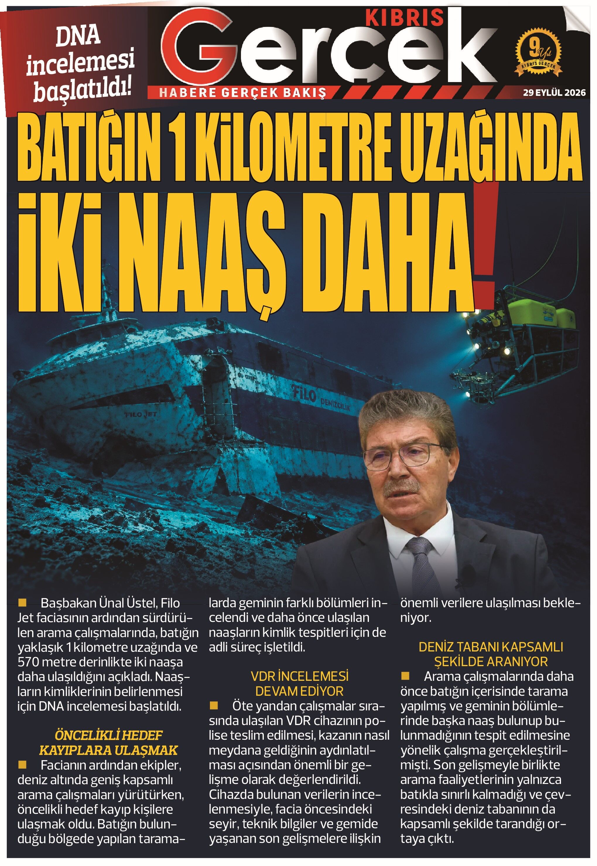29 Eylul 2026 Kibris Gercek Manset
