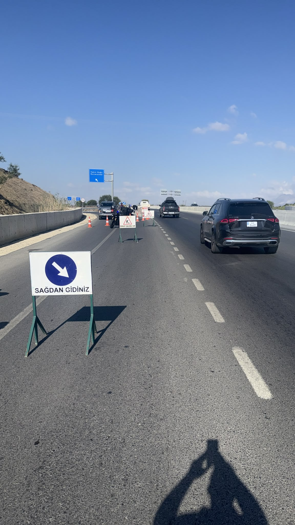 Kurudere Turunçlu yolunda çalışma: Sürücülere uyarı
