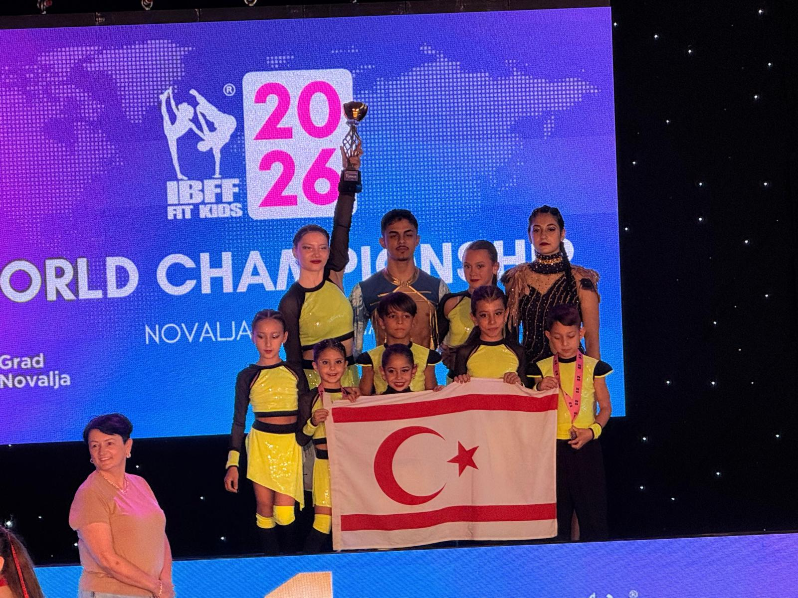 KKTC Çocuk Fitness sporcuları Hırvatistan’daki Dünya Fit Kids Şampiyonasında önemli başarılar elde etti