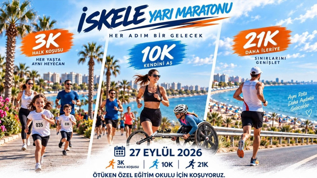İlk İskele Uluslararası Yarı Maratonu pazar günü koşulacak