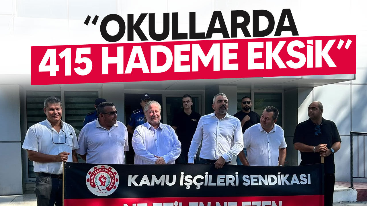 Kamu-İş Eğitim Bakanlığı önünde: Okullarda 415 hademe eksik