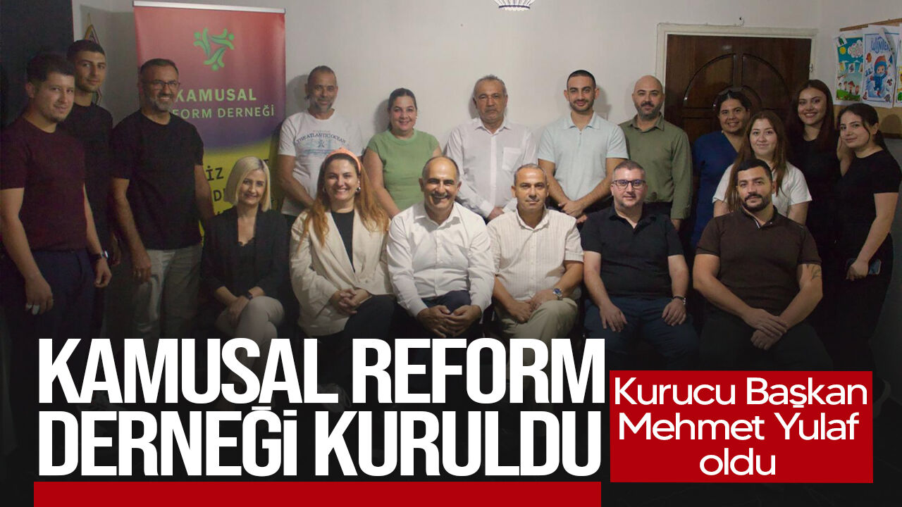 Kamusal Reform Derneği kuruldu