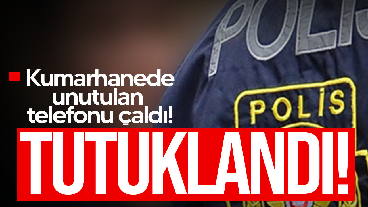 Kumarhanede unutulan iphone çalındı: 28 yaşındaki kadın tutuklandı