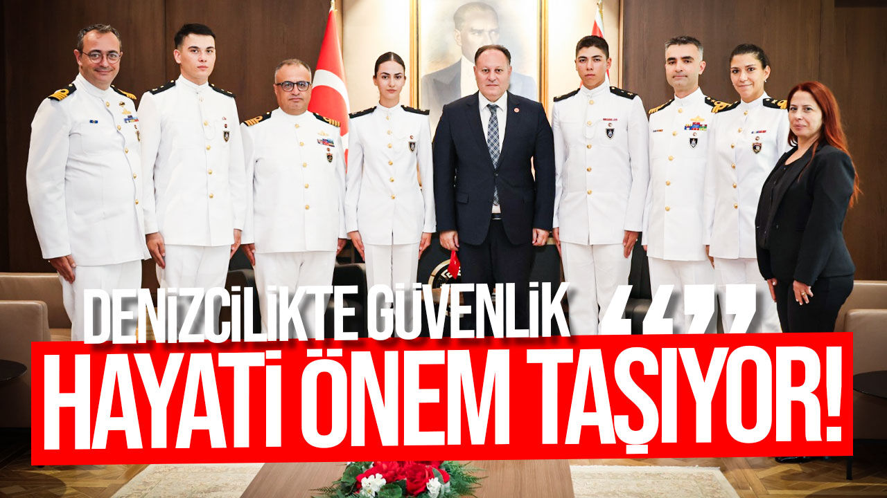 Ziya Öztürkler, Deniz Harp Okulu öğrencilerini kabul etti