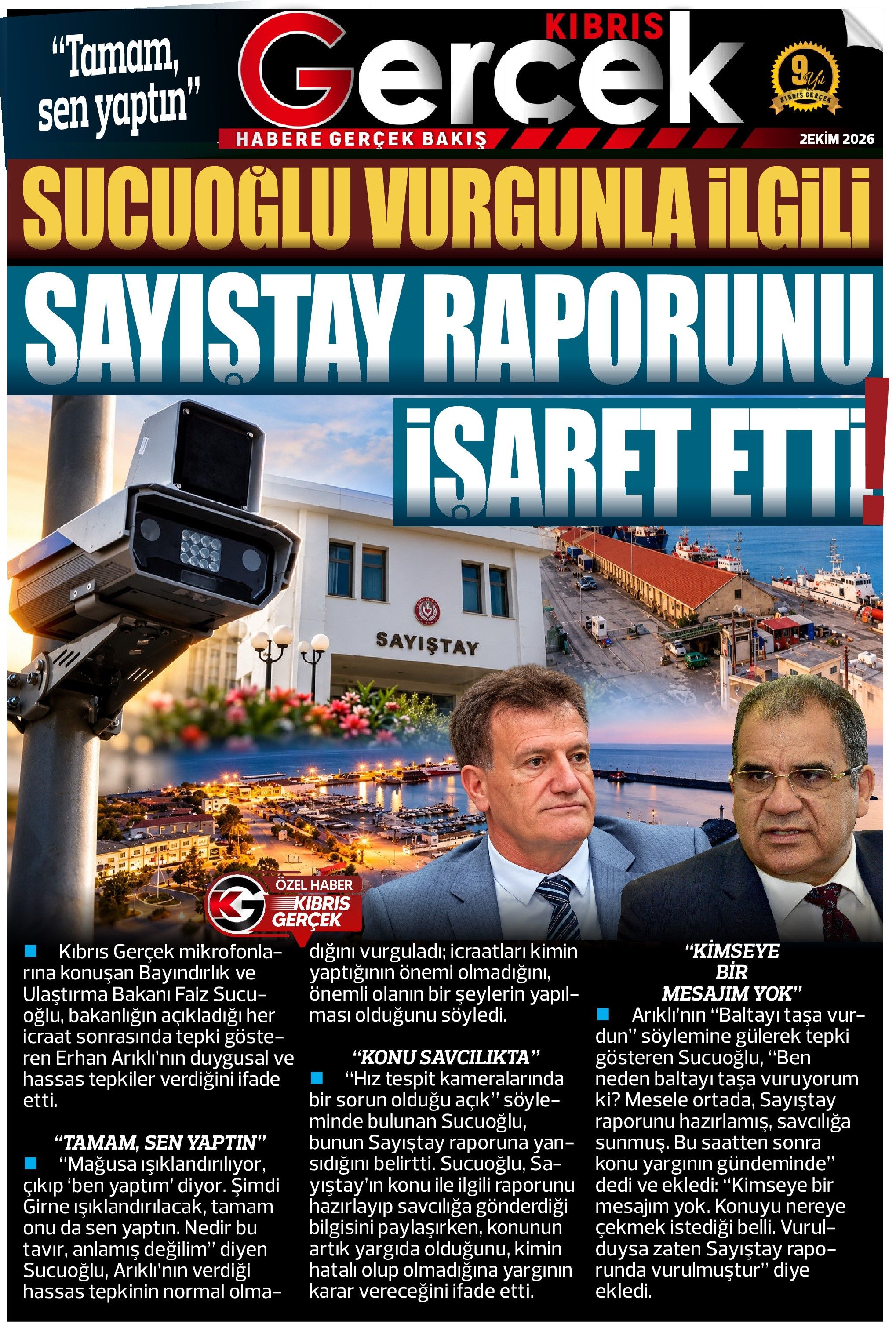 22 Ekim 2026 Kibris Gercek Manset