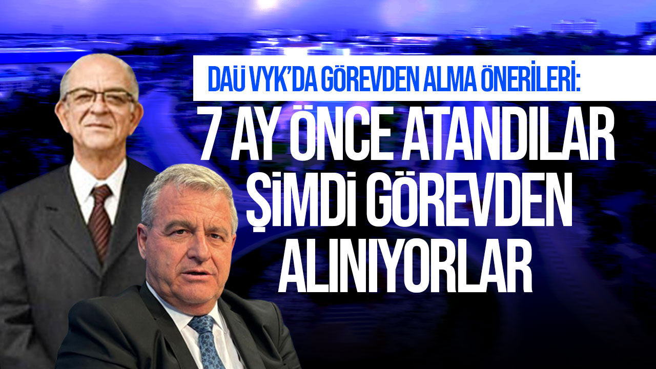 DAÜ VYK’da görevden alma: Şemi Bora ve Turan Büyükyılmaz için öneri