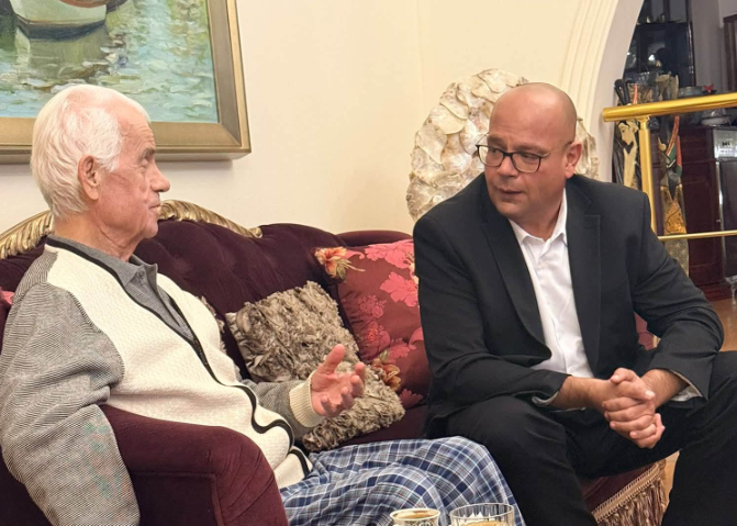 Hüdaverdi’den Derviş Eroğlu’na ziyaret: Birlik mesajı