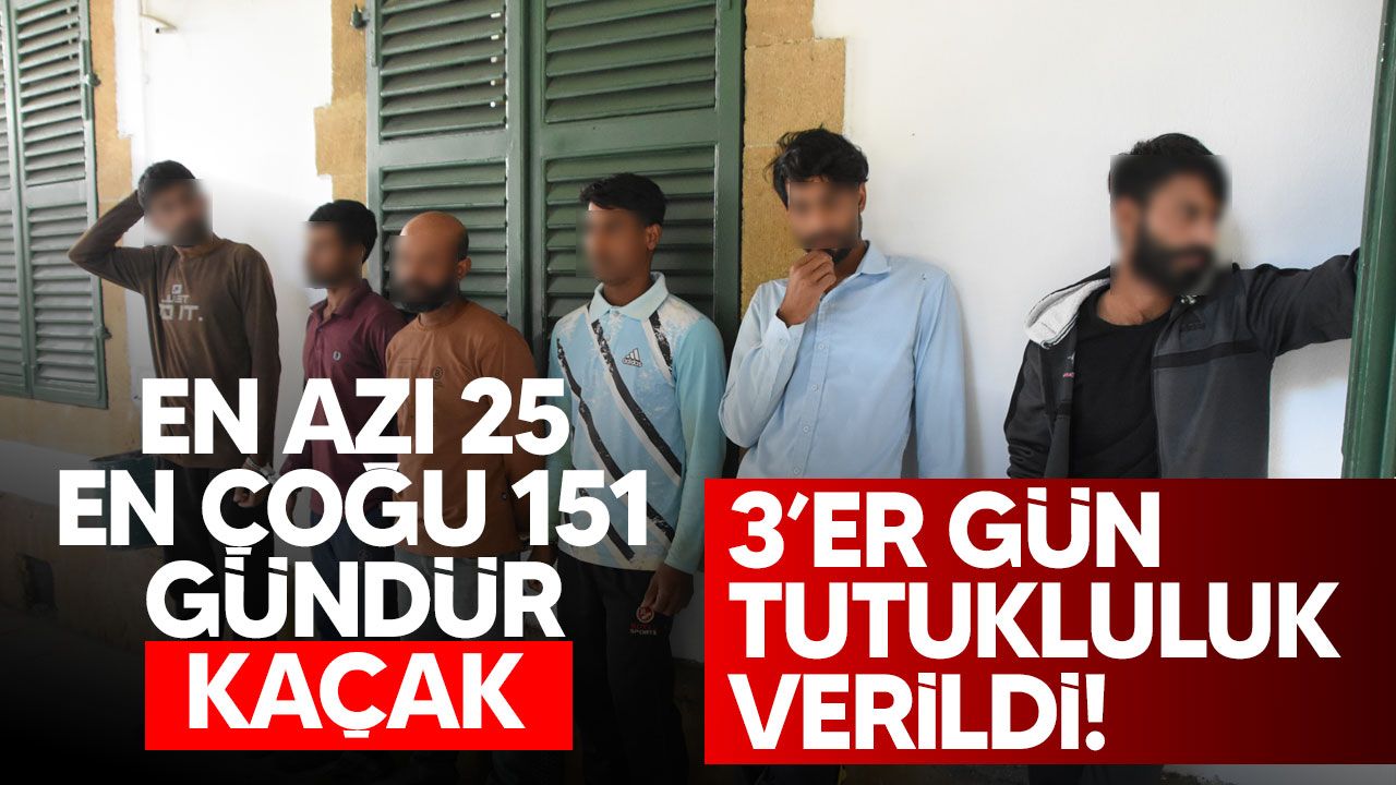 KKTC'de ikamet izinsiz kalan 6 kişi tutuklandı: 3 gün ek süre