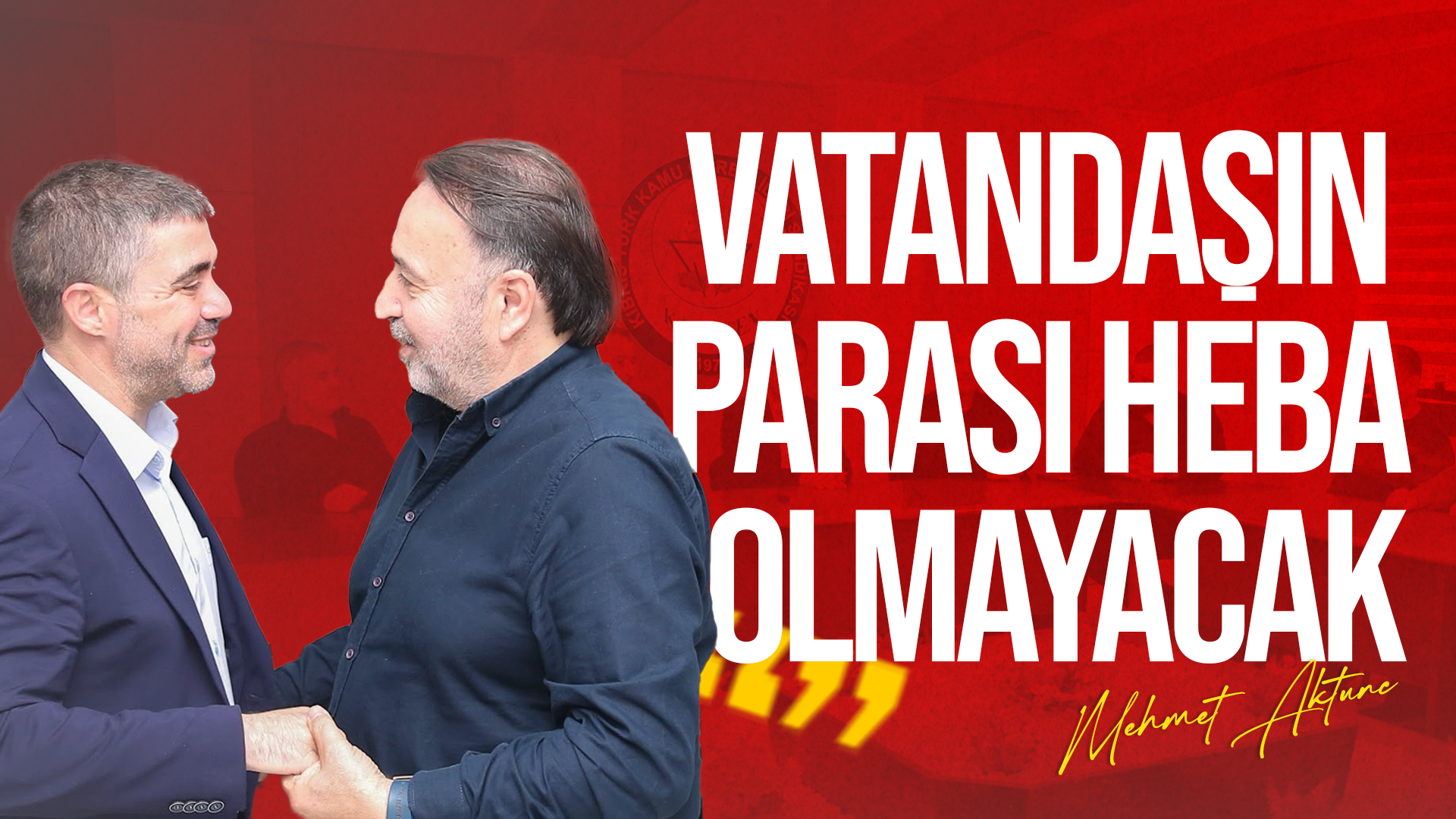 Aktunç’tan değişim çağrısı