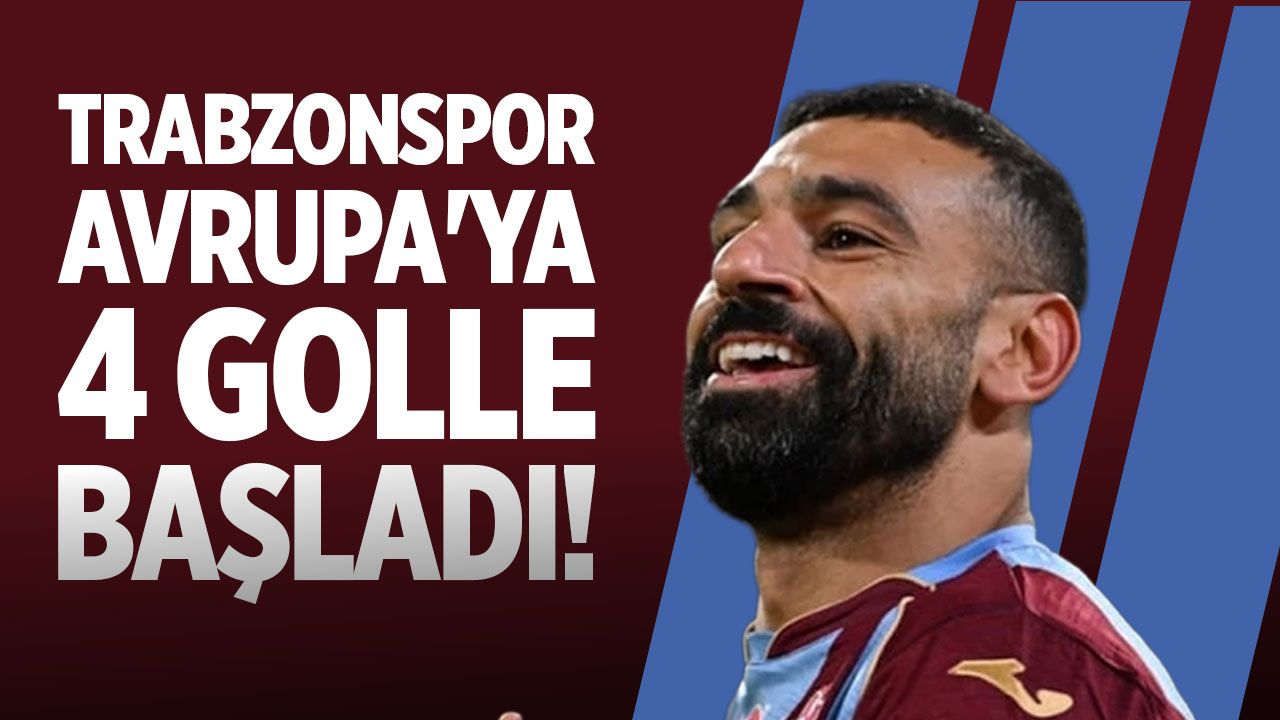 Trabzonspor, Konferans Ligi'ne galibiyetle başladı