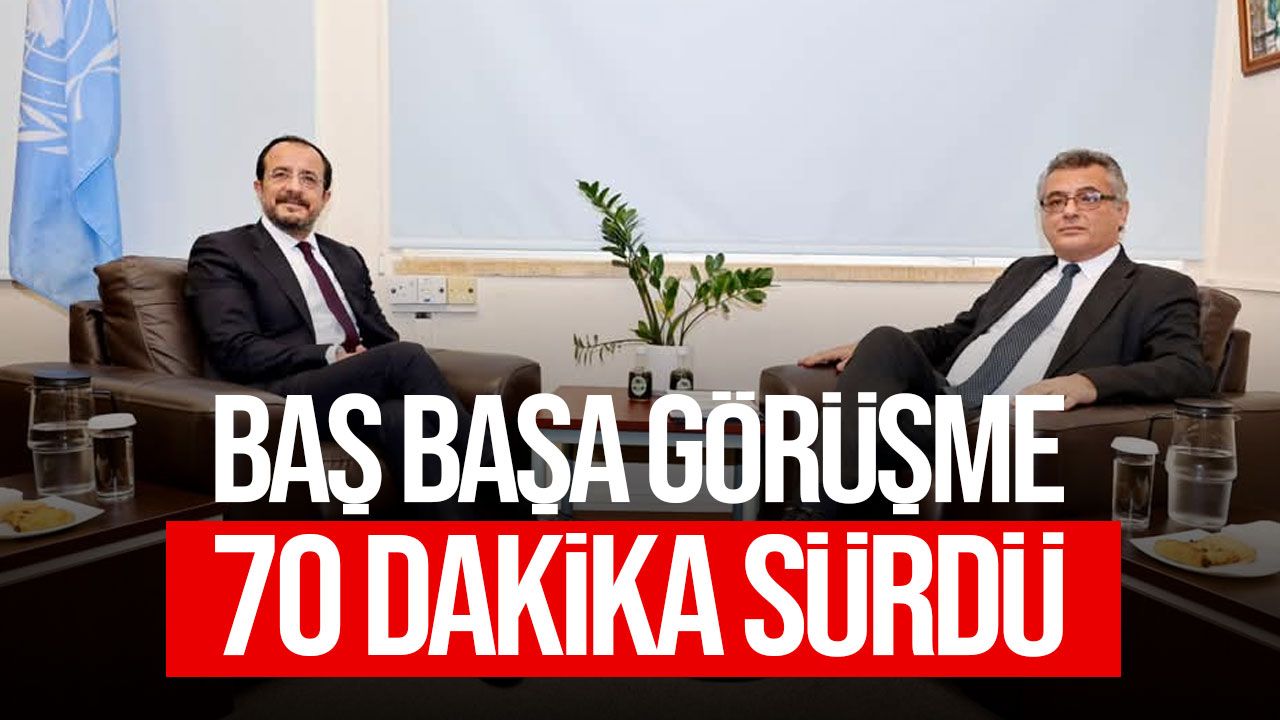 Tufan Erhürman ile Nikos Hristodulidis görüşmesi tamamlandı!