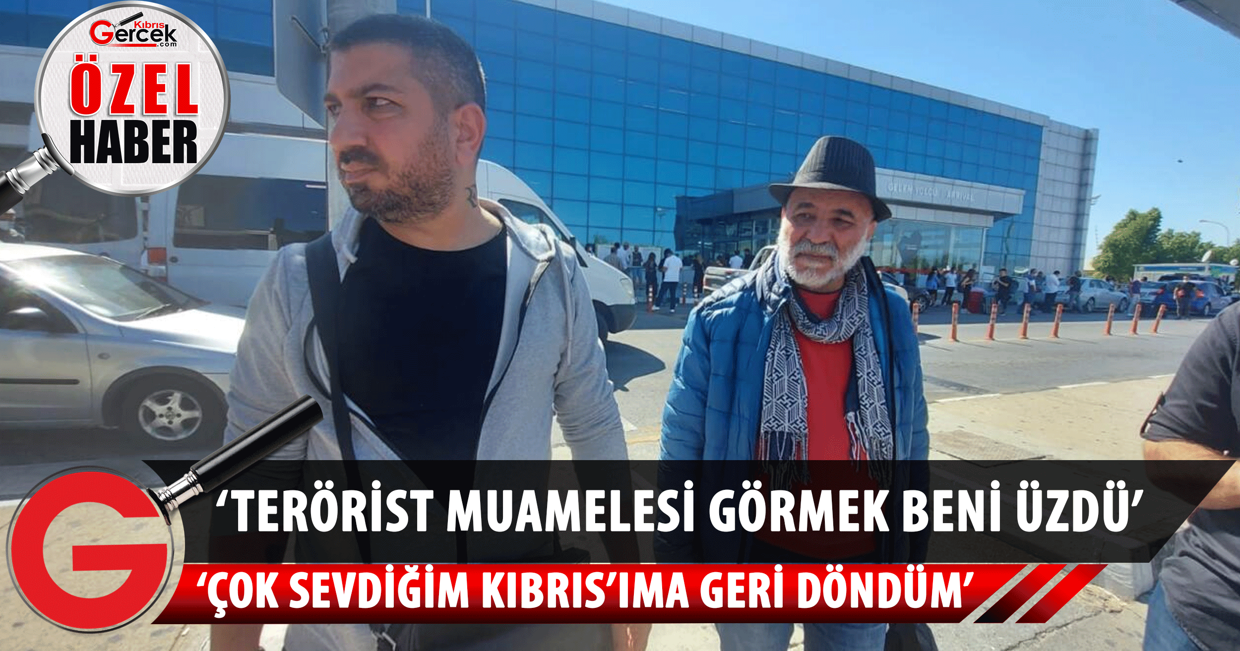 İstanbul Havalimani'nda göz altına alındıktan sonra KKTC'ye gönderilen Basın-sen Başkanı Ali Kişmir ve Basın-sen heyeti açıklamada bulundu.